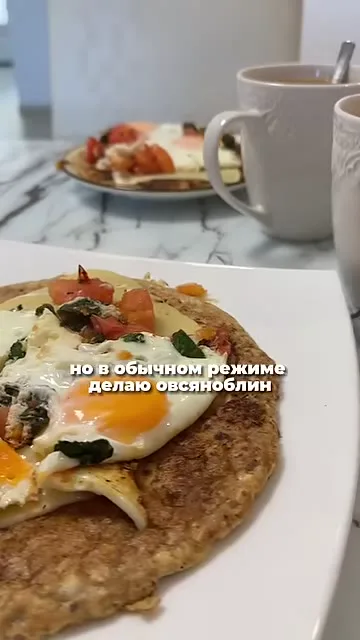 Шаг 4: Приготовить овсяный блин