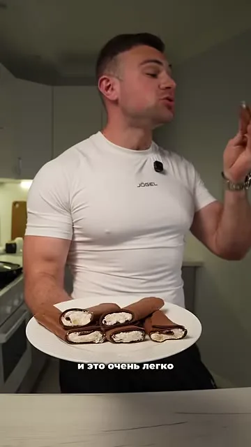 Шоколадные сладкие блины