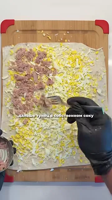 Шаг 4: добавить тунец в собственном соку