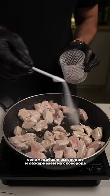 Гречка с курицей и грибами