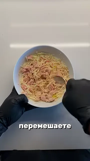 Белковый перекус из тунца